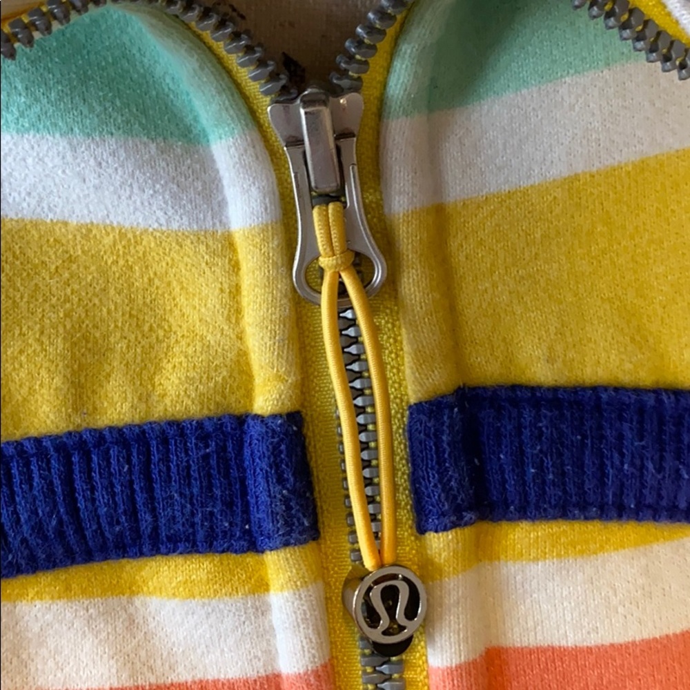 Lululemon Rare 2013 Seawheeze Scuba stripe hoodie - Picture 3 of 8
